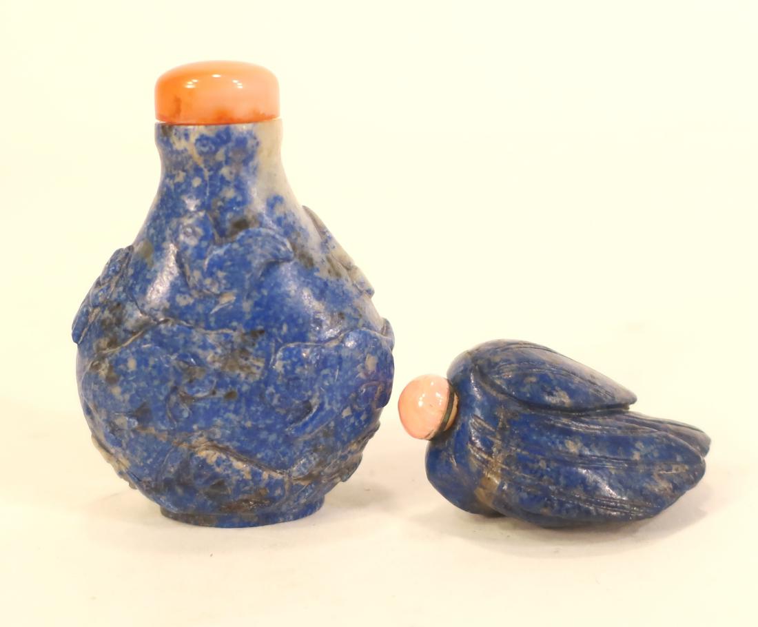 2 Chinese Sodalite Snuff Bottles (1 of 5)