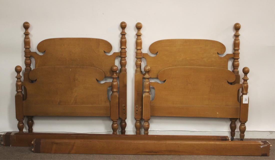 Pair of Maple Twin Beds (1 of 2)