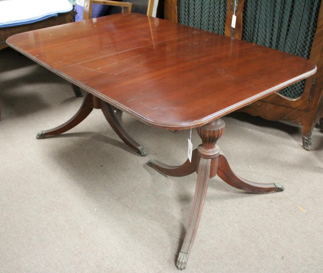 Mahogany Double Pedestal Dining Table (1 of 4)