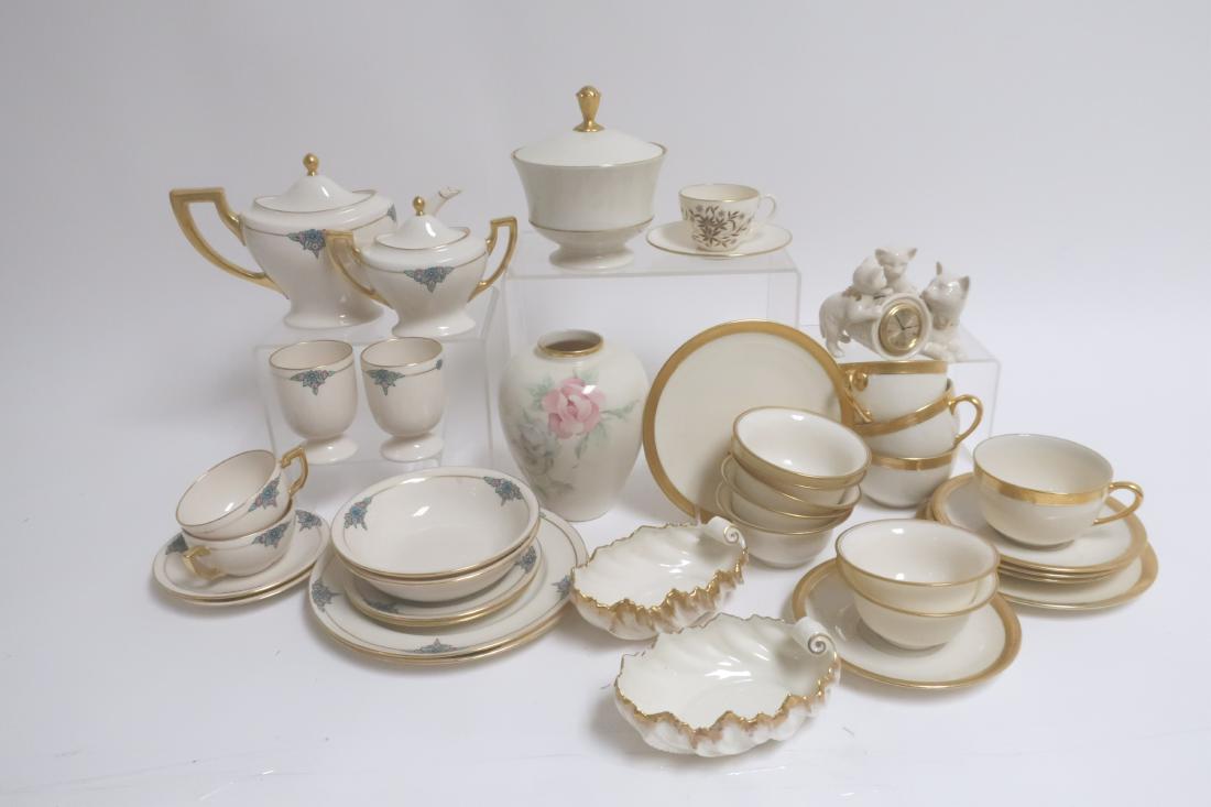 Groups of Lenox and Belleek Porcelains (1 of 4)
