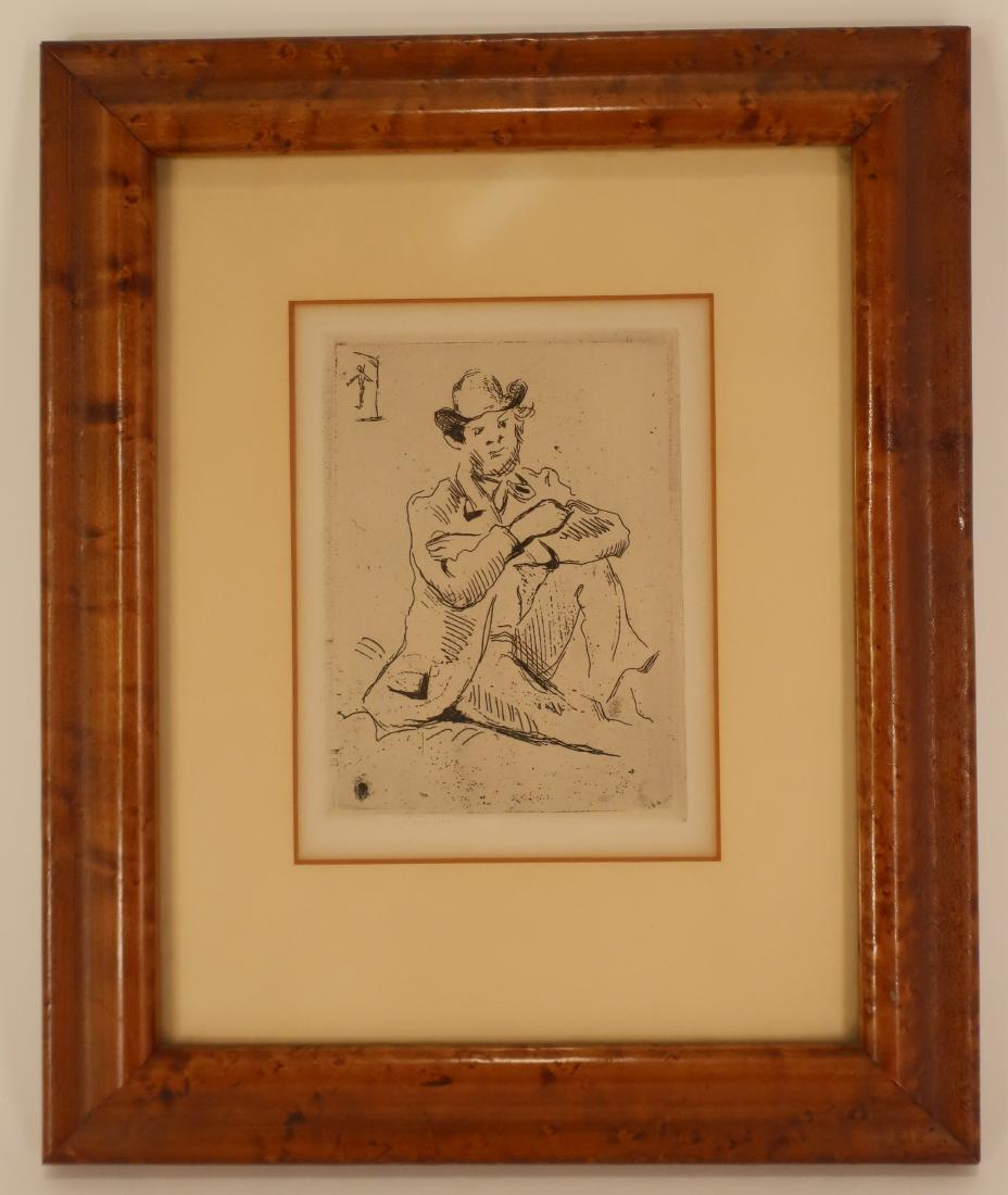 Paul Cezanne Etching of Armand Guillaumin (1 of 4)