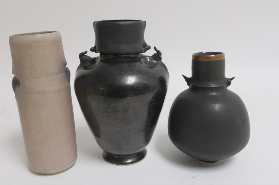 Three Marian Pritchard Art Studio Pottery Vessels (1 of 4)