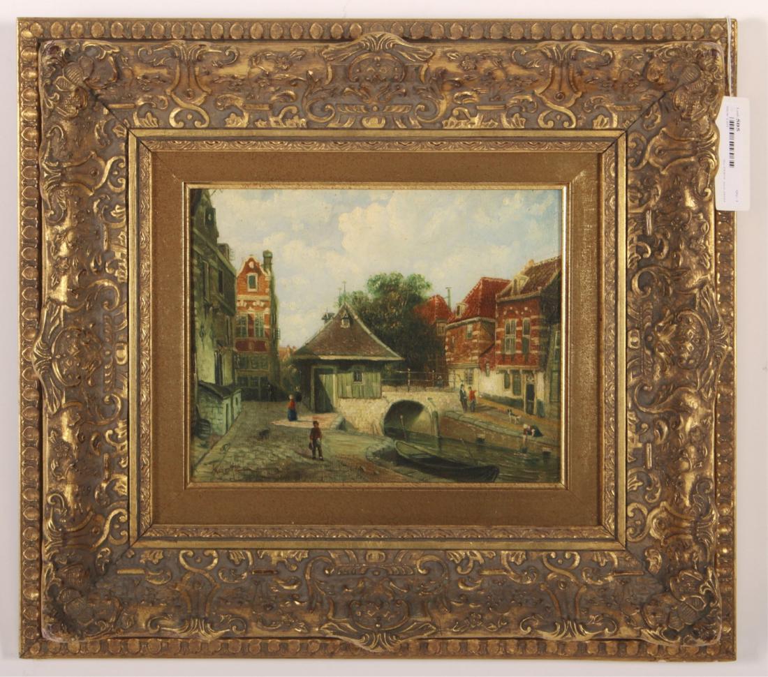 Kurtz, 20th c., Dutch Canal, O/C (1 of 8)