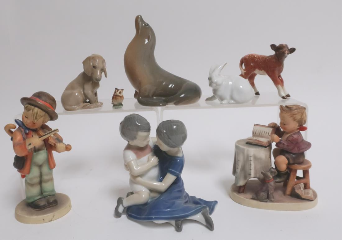 (8) Porcelain Animal & Human Figures (1 of 4)