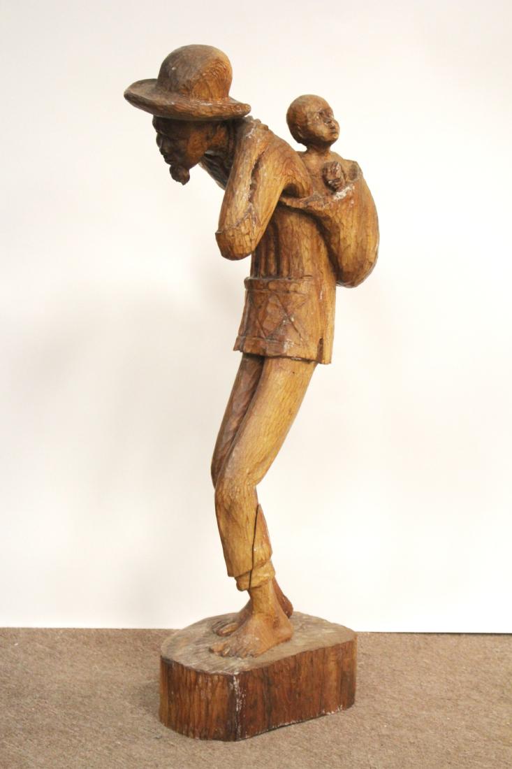 Haitian Figural Group, Signed Botoz (1 of 4)