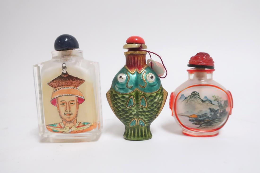 (3) Chinese Snuff Bottles (1 of 4)