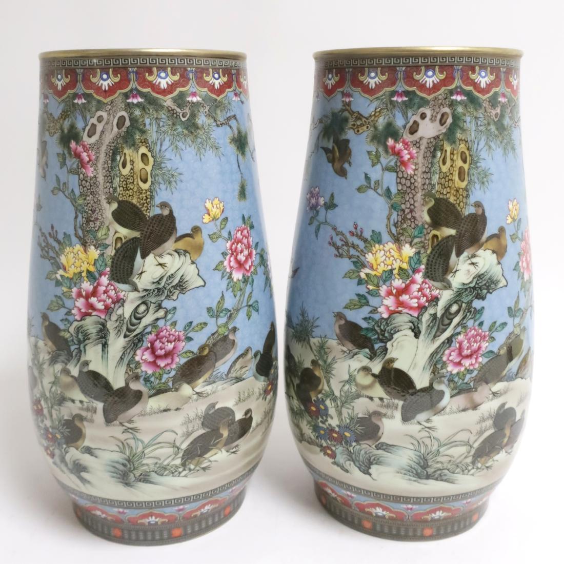 Pair of Large Chinese Porcelain Vases (1 of 7)