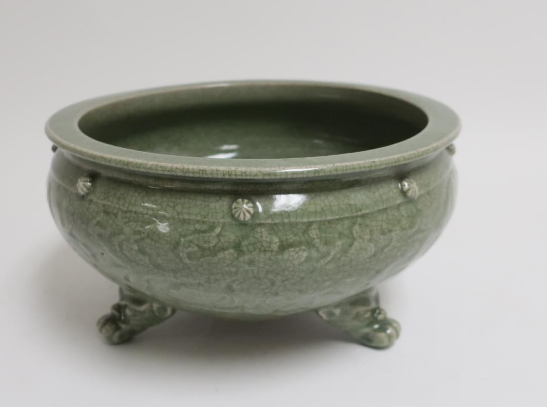 Chinese Celadon Large Bowl (1 of 7)