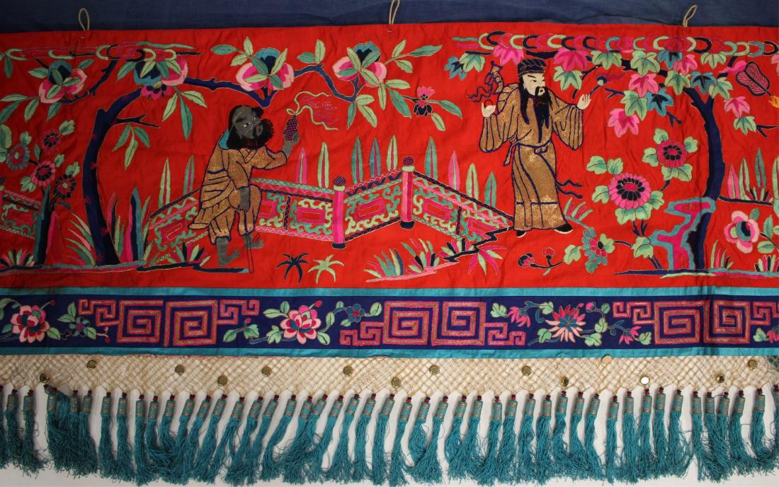 Asian Embroidered Wall Hanging (1 of 8)