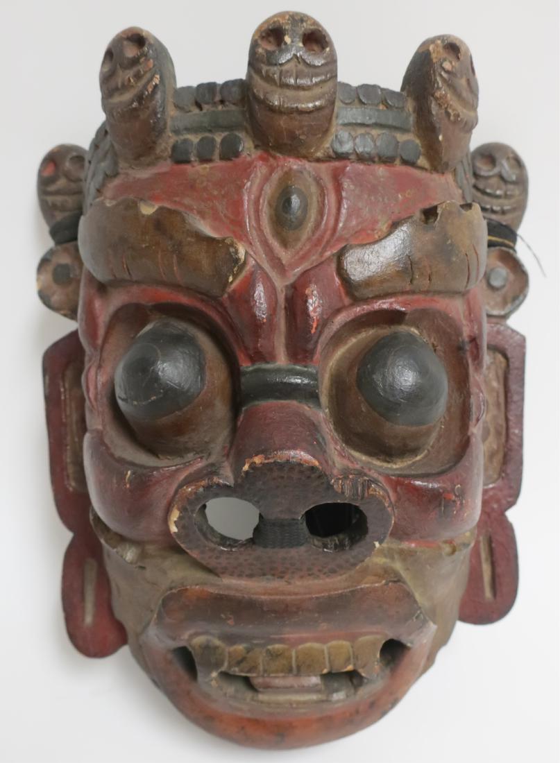 Tibet or Nepal Mask of Mahakala (1 of 6)