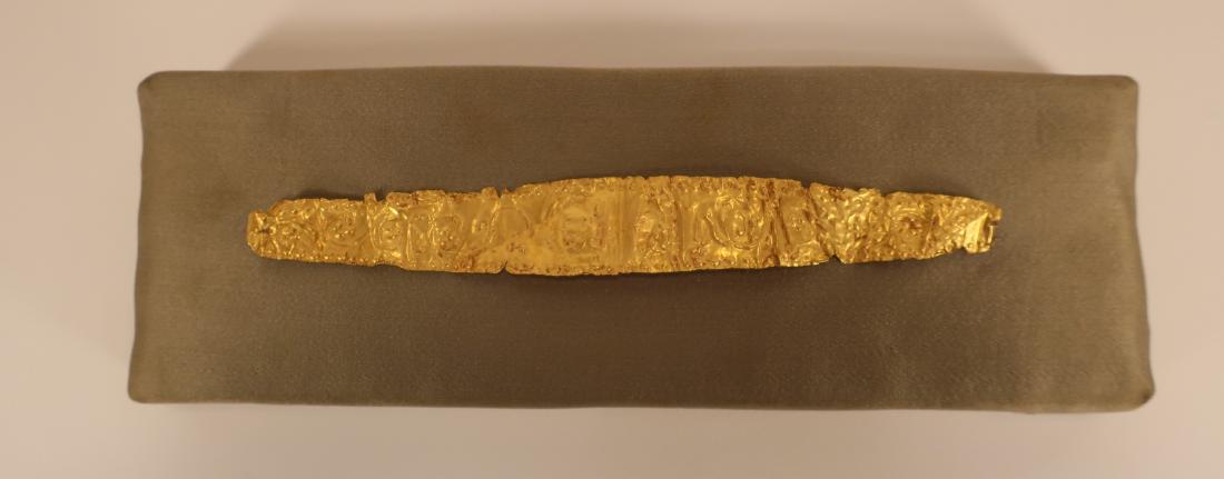 Greek Sheet Gold Repousse Diadem, 7th C. BC (1 of 4)