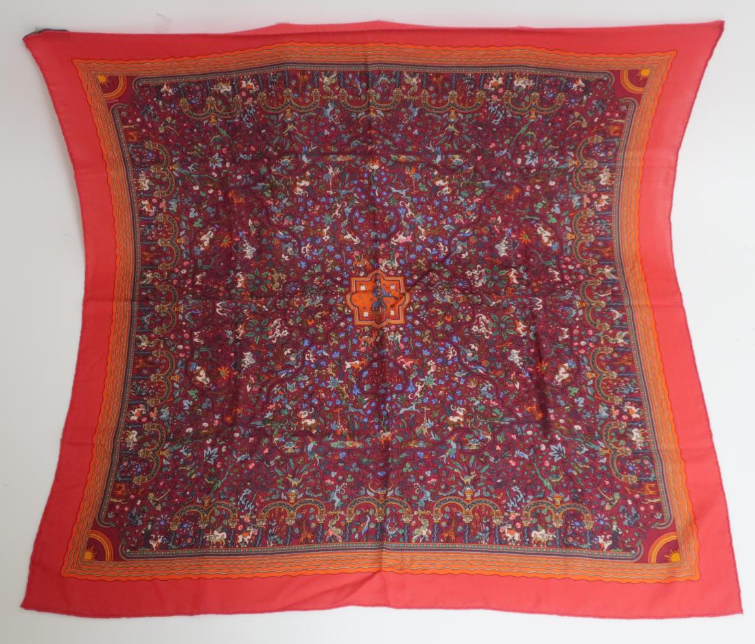 Hermes Les Jardins d'Armenie Scarf (1 of 4)