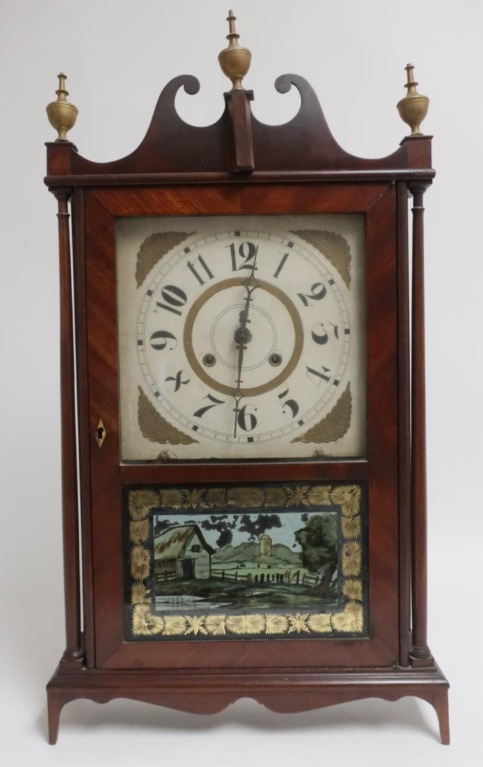 Pillar & Scroll Striking Mantel Clock (1 of 5)
