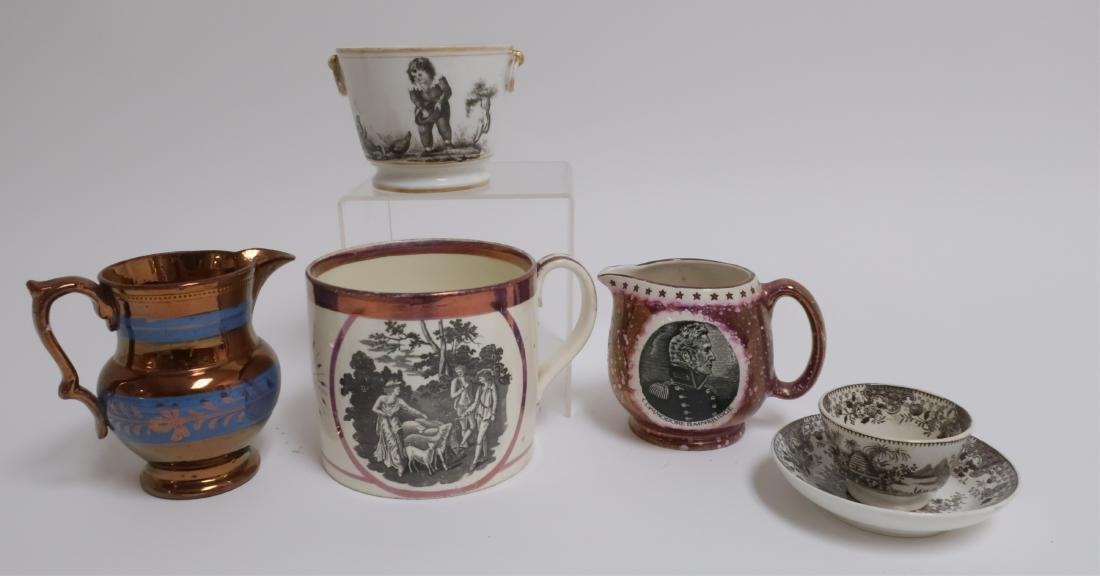 Staffordshire Crimea Lustres French c. 19th c. (1 of 5)