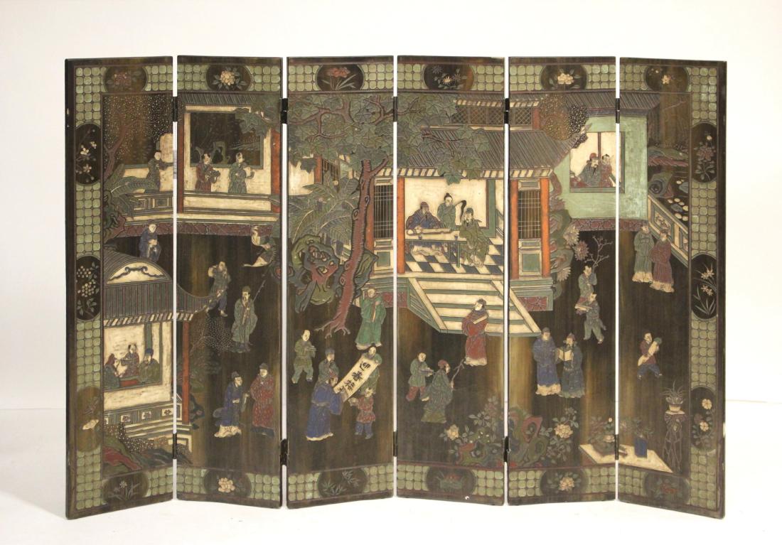 6-Fold Coromandel Wall Screen (1 of 8)