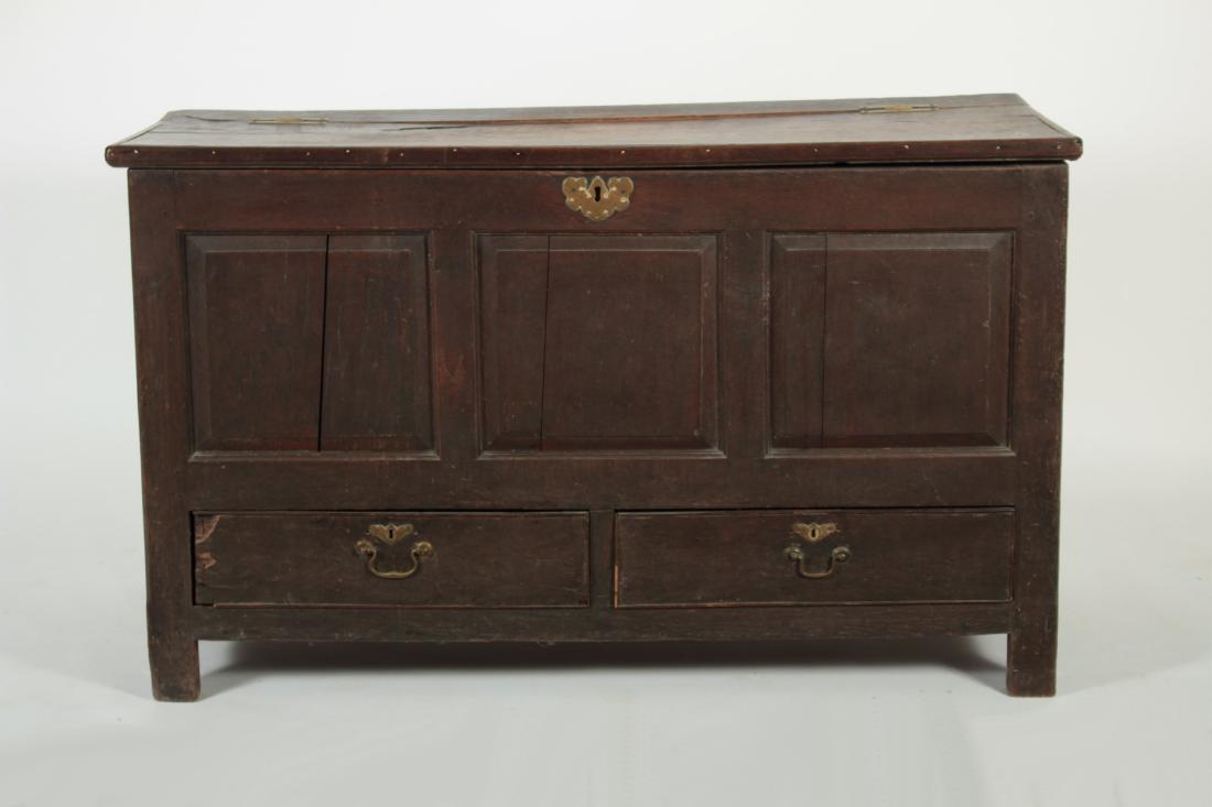 18th c. English Mule Chest with Two Drawers (1 of 7)