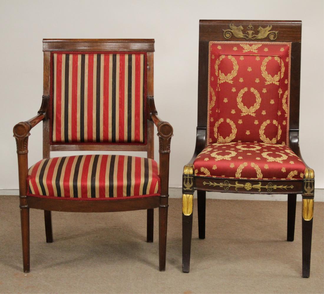 Two French Mahogany Chairs (1 of 6)