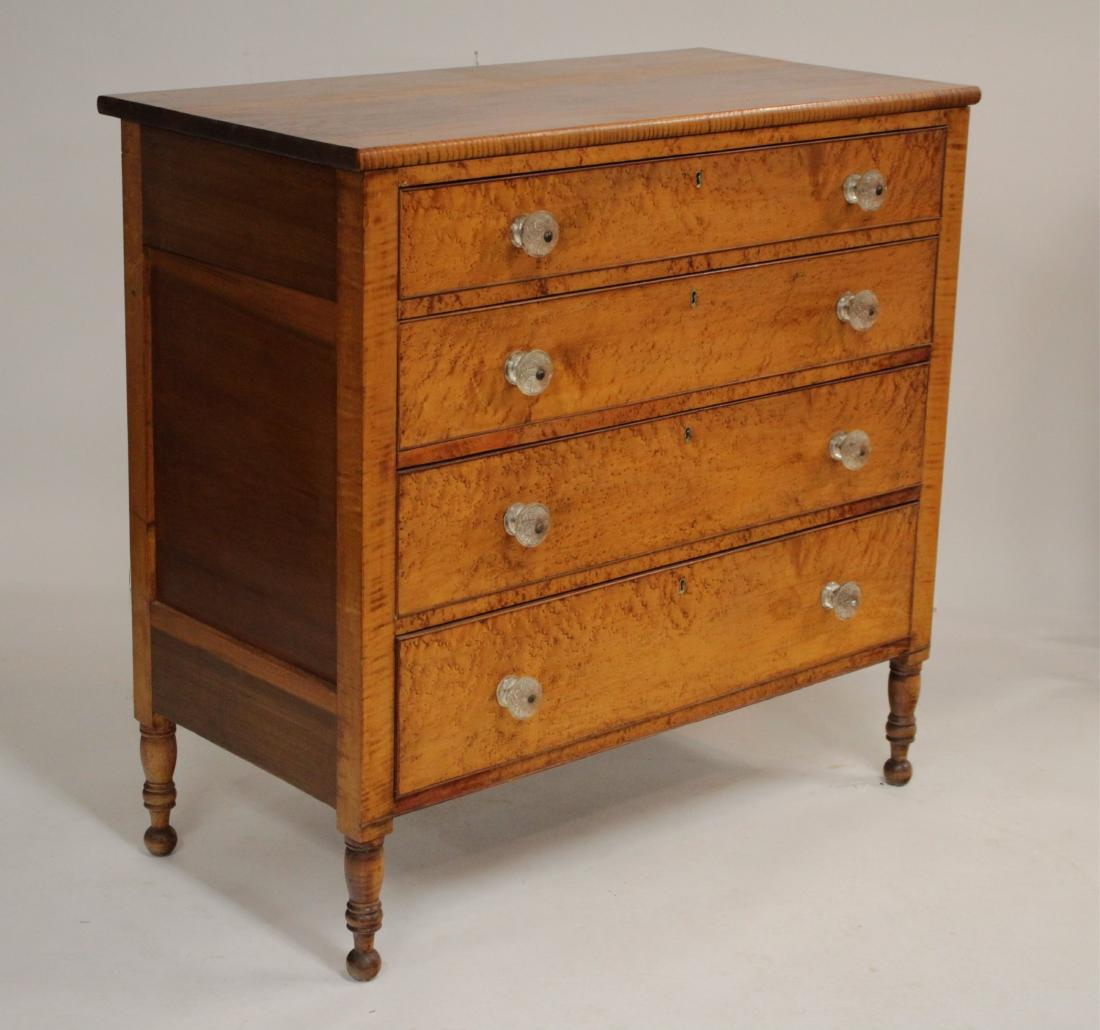 Late Federal Birdseye Maple Chest (1 of 5)