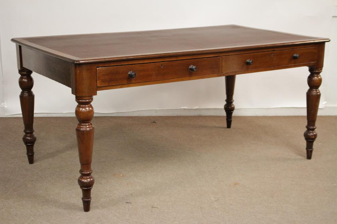 William IV Mahogany Partners Writing Table (1 of 3)