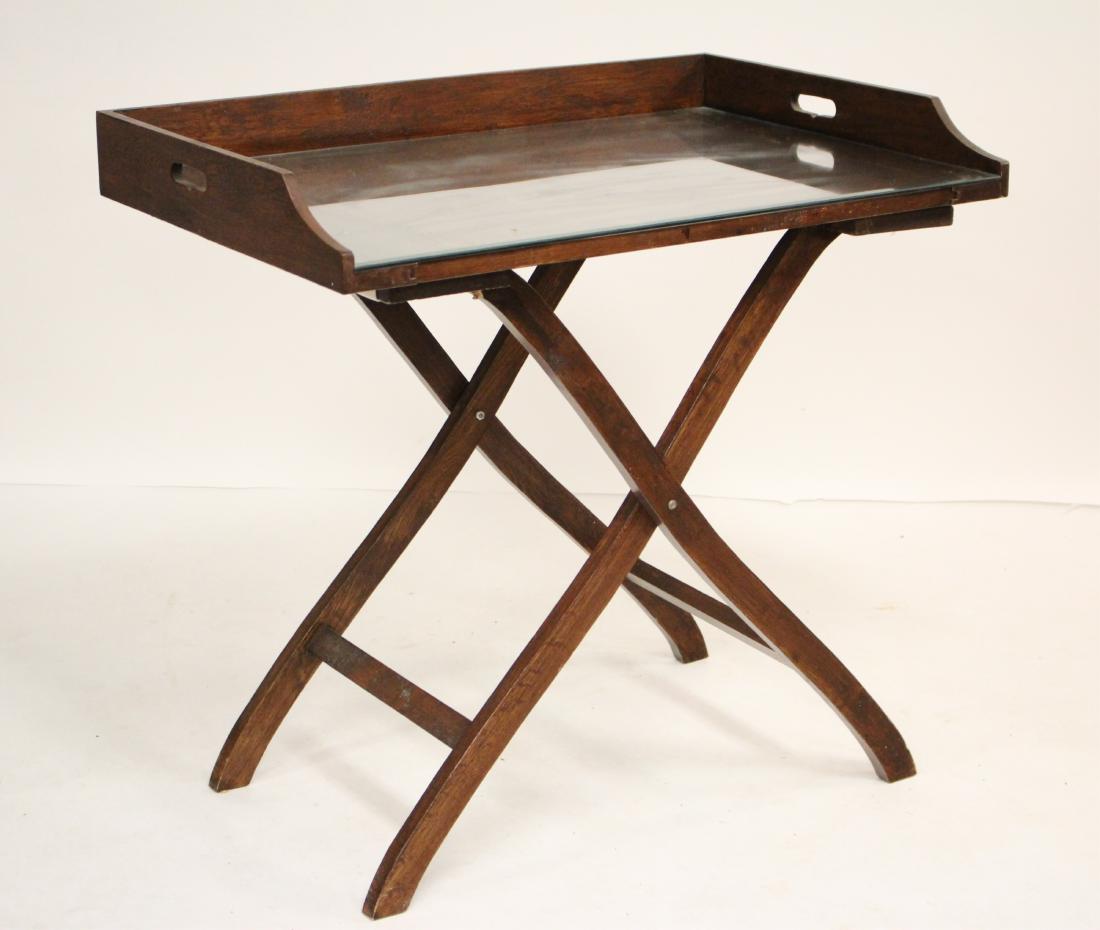 Butler's Tray Table, re purposed oak (1 of 4)