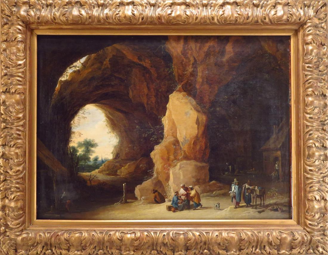 Circle David Teniers II, Gypsies in Grotto 17th c. (1 of 16)