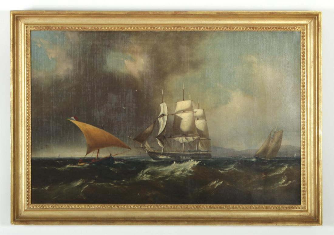 G J Denny, Ships at Sea, 1868 O/C (1 of 8)