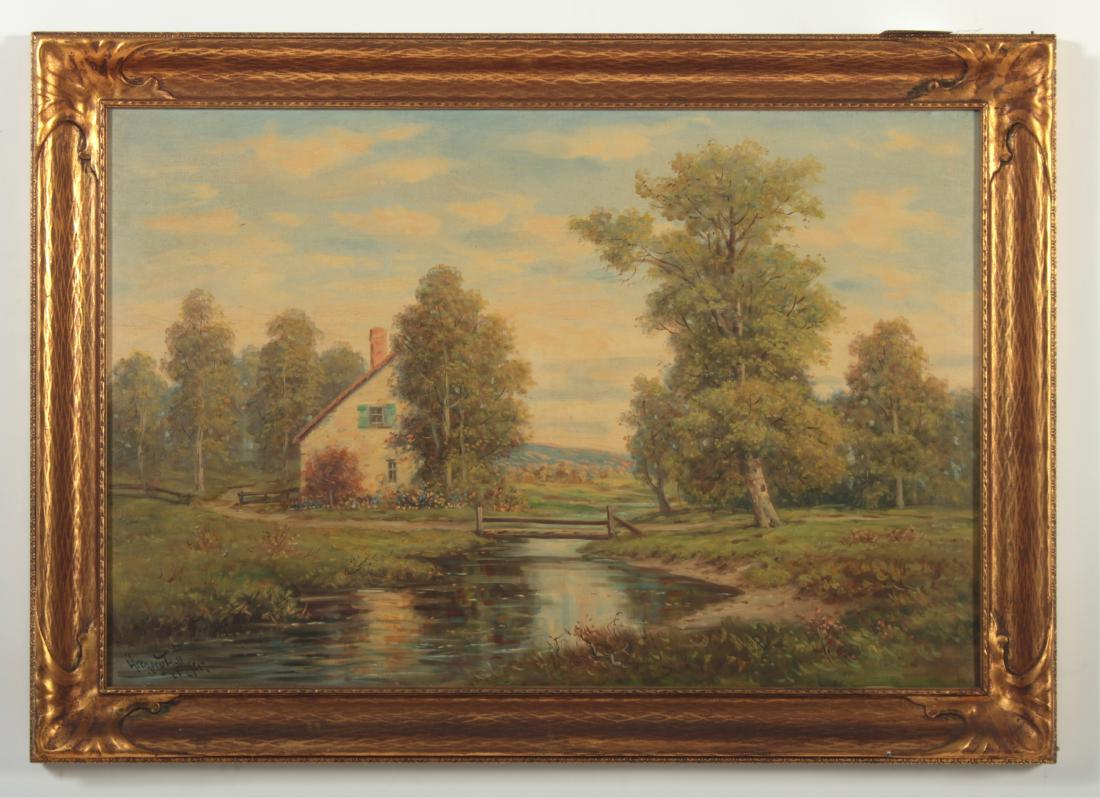 Gregory Hollyer 1871-1965, House on Stream O/C (1 of 4)