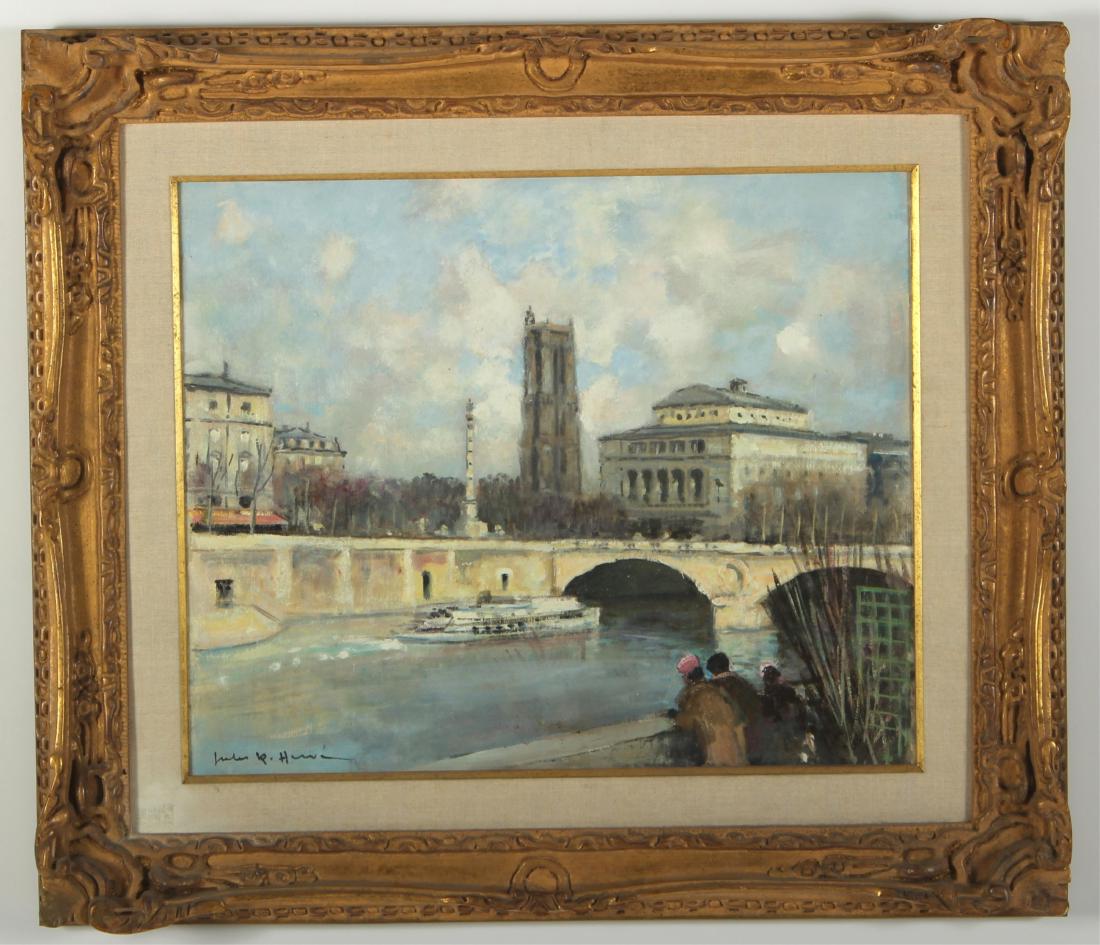 Jules René Hervé, Fr., Paris Seine, O/C (1 of 7)
