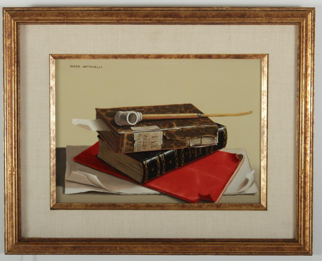 Piero Antonelli, It./Fr., Still Life with Pipe O/B (1 of 6)