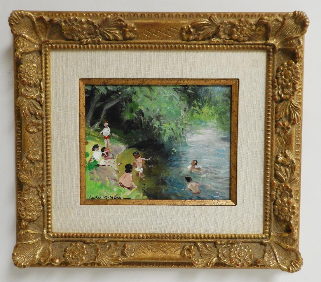 Jules René Hervé, French, Bathers O/C (1 of 8)