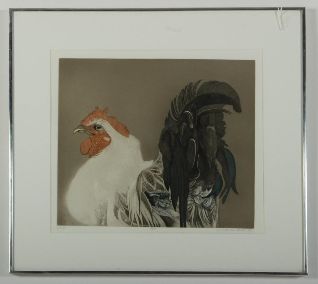 Beth Van Hoesen, "Boris" Etching, 1981 (1 of 6)