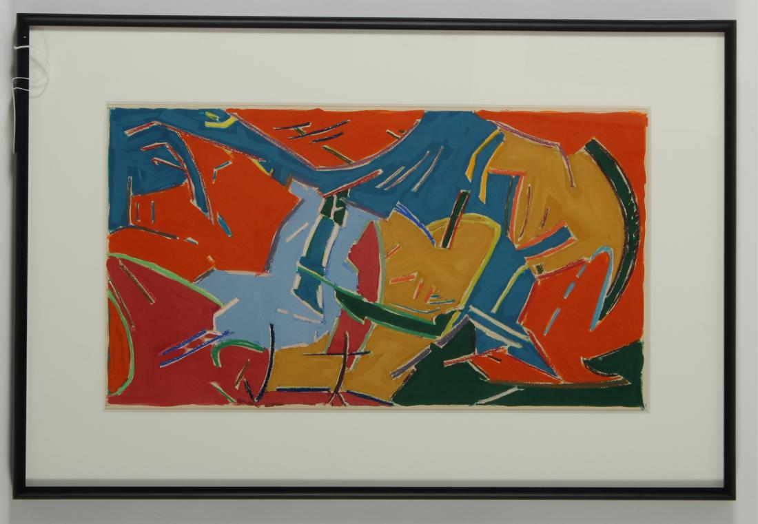 Bruce Porter, Red, Yellow, Blue mixed media (1 of 3)