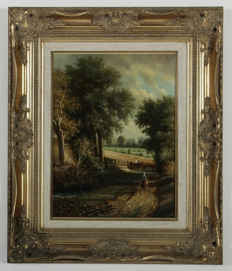 Marvin, 20th C, Continental Farm Scene O/P (1 of 7)