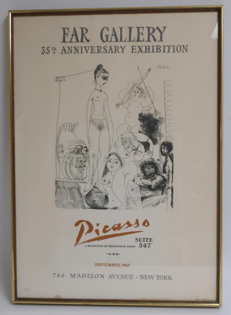 Far Gallery (NYC) Picasso Exhibition Poster (1 of 4)