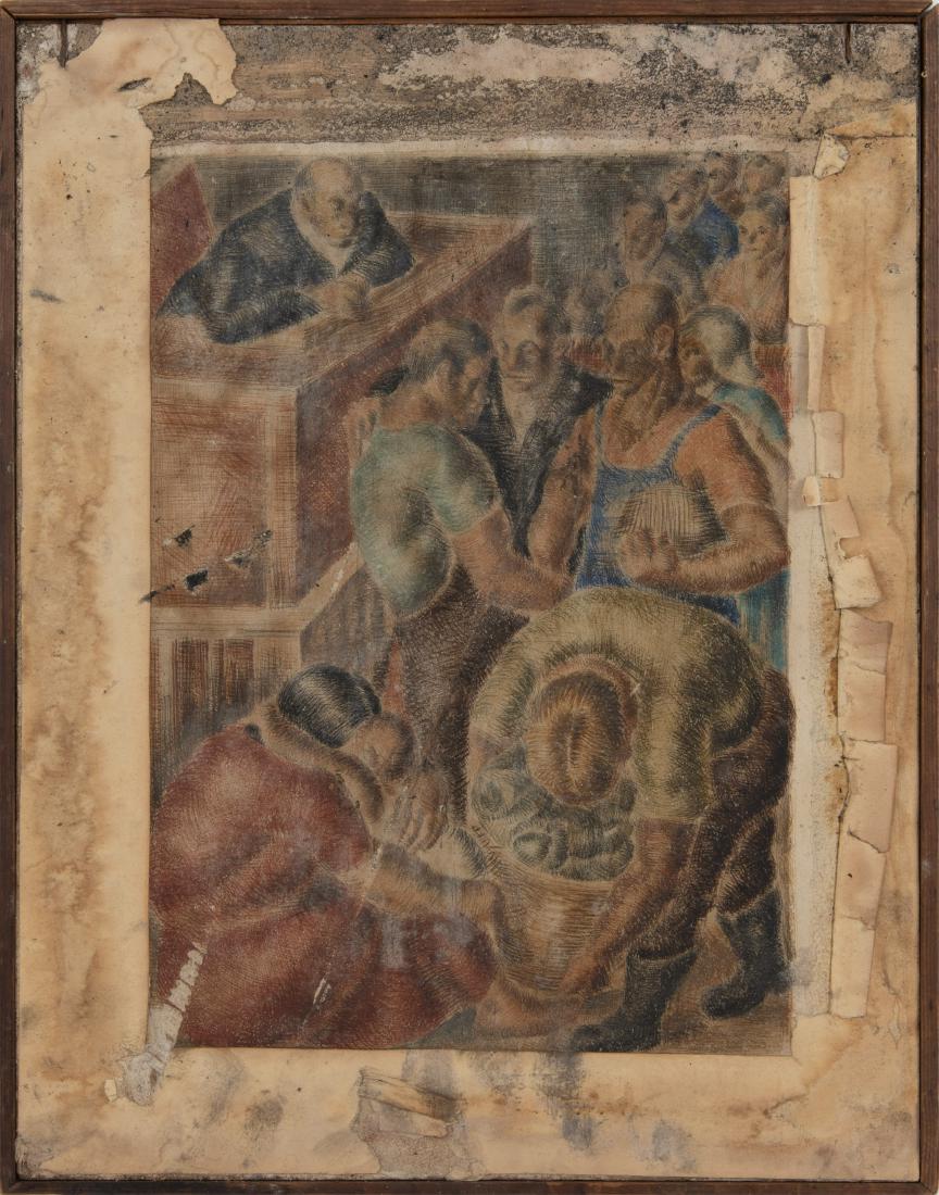 Shulkin Seven Mural Designs MoMA Exhibited 1936 (1 of 6)