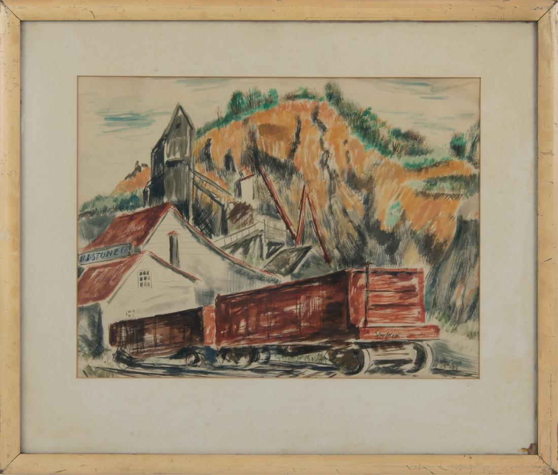 Anatol Shulkin New Jersey Stone Co Railroad W/C (1 of 5)