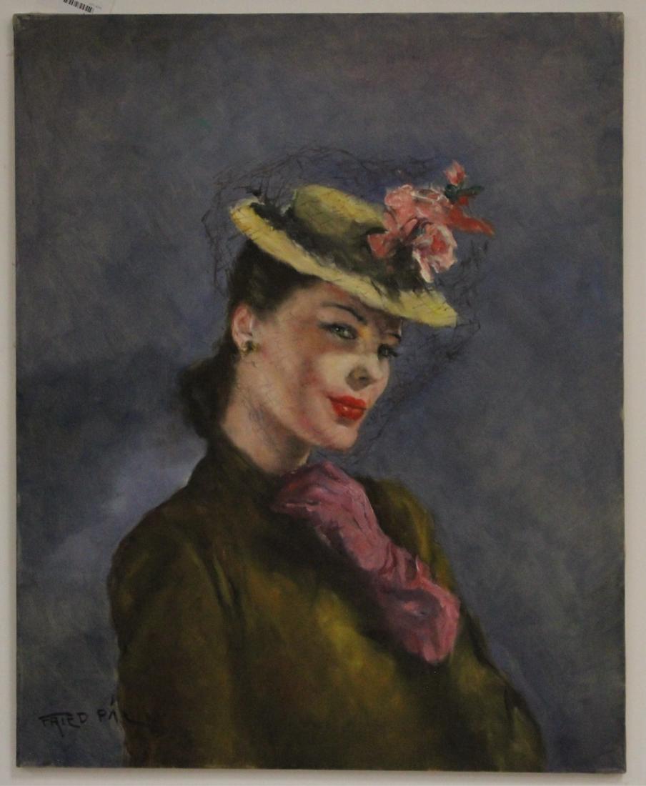 Pal Fried Hungarian "Mimi" Oil on Canvas (1 of 4)