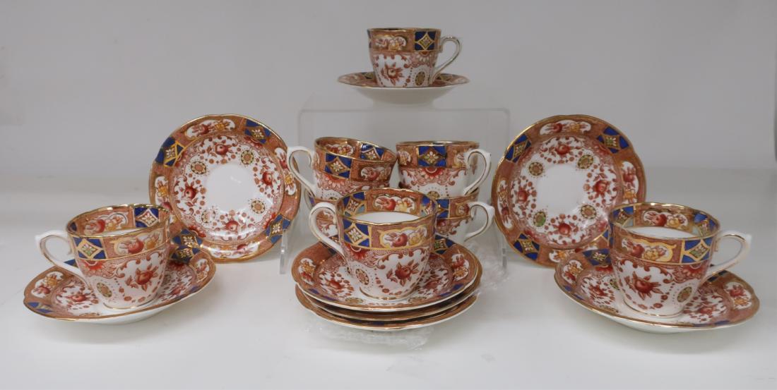 8 Royal Stuart Porcelain Demi-Tasse, Floral Design: 2.5 high ROCO7149/8 WT