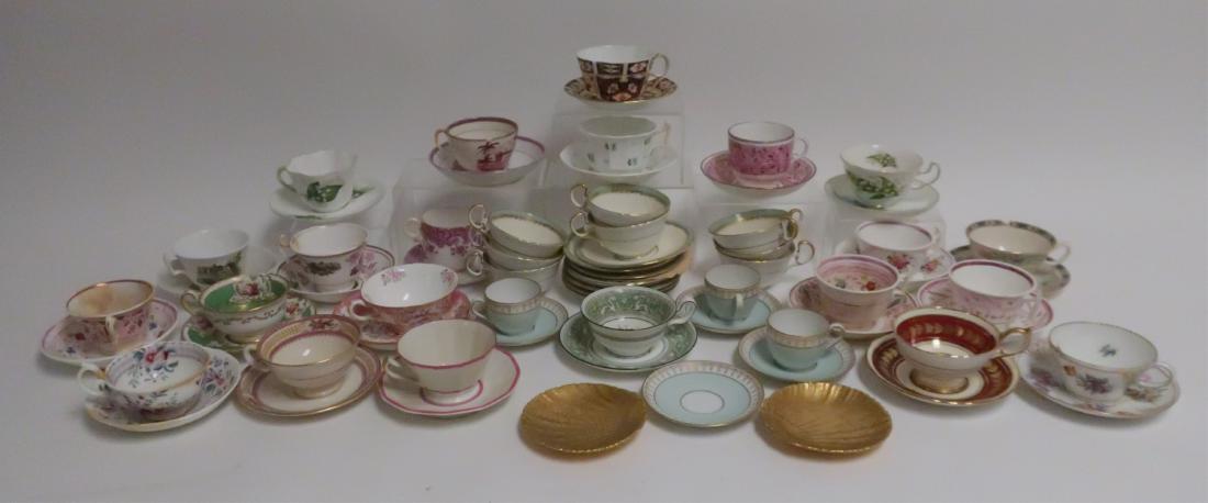50+ pc Cups & Saucers, Minton, Aynsley & More: Various QWIND7479/lot scl