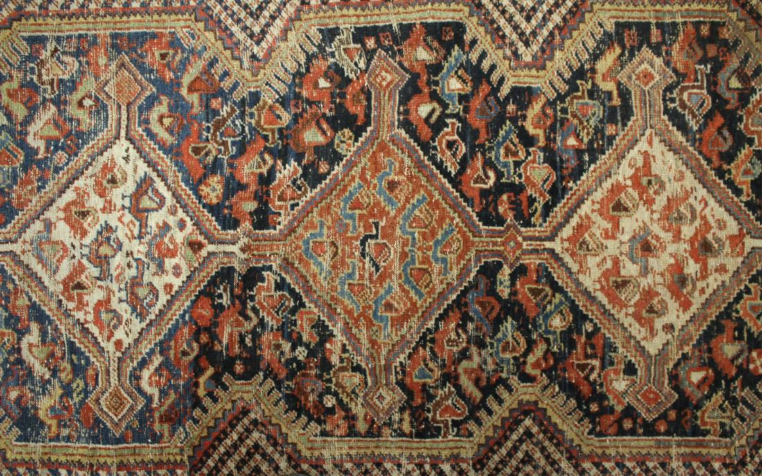 Shiriz Rug 4'9" x 6', as is: 4'-9" by 6'-0" Property from the estate of Philip Roth. Philip Roth was born in Newark New Jersey on 19 March, 1933. The second child of second-generation Americans Bess and Herman Roth, Roth grew up 