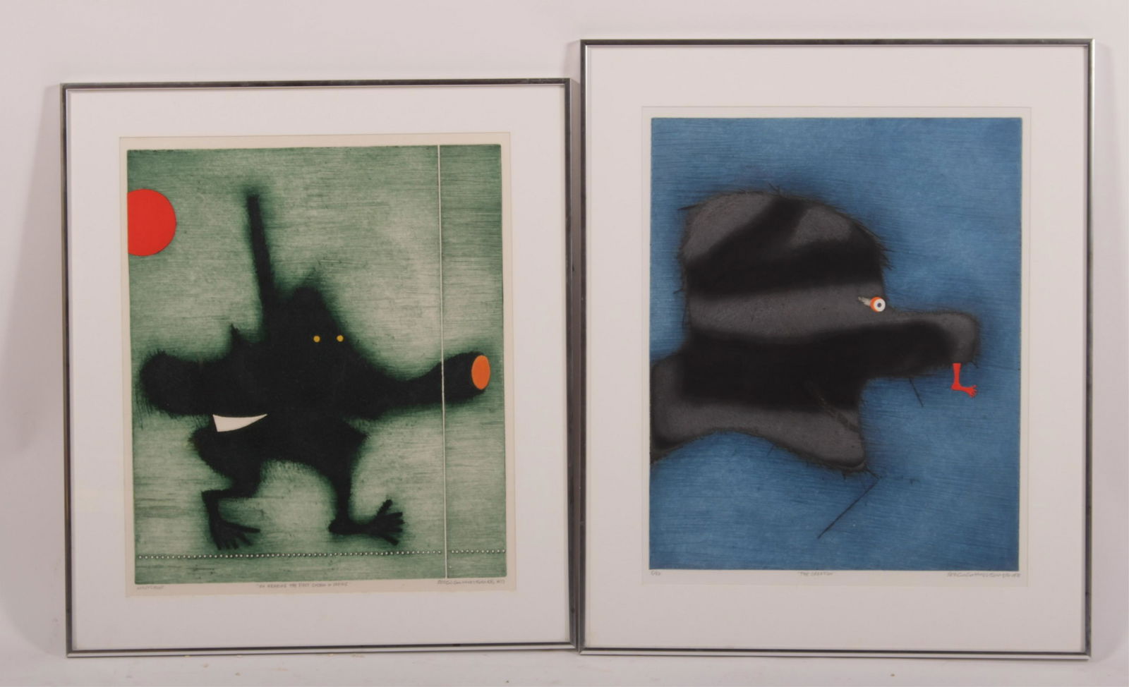 2 Sergio Tomero Prints, One as A/P (1 of 4)