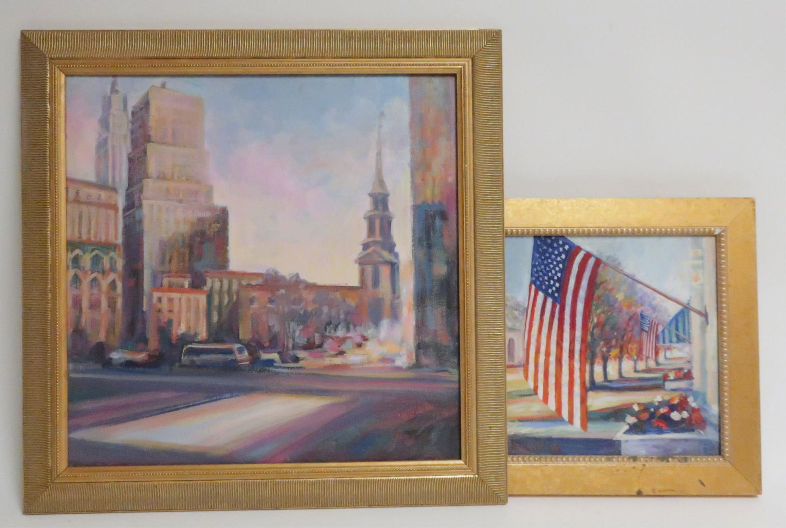 2 Sandra Rubel: Flag, NYC Scene O/C (1 of 1)
