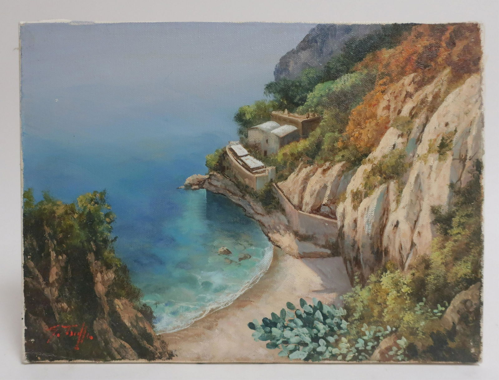 Giuseppe Torella, It.,Coastal Views,O/C (1 of 2)