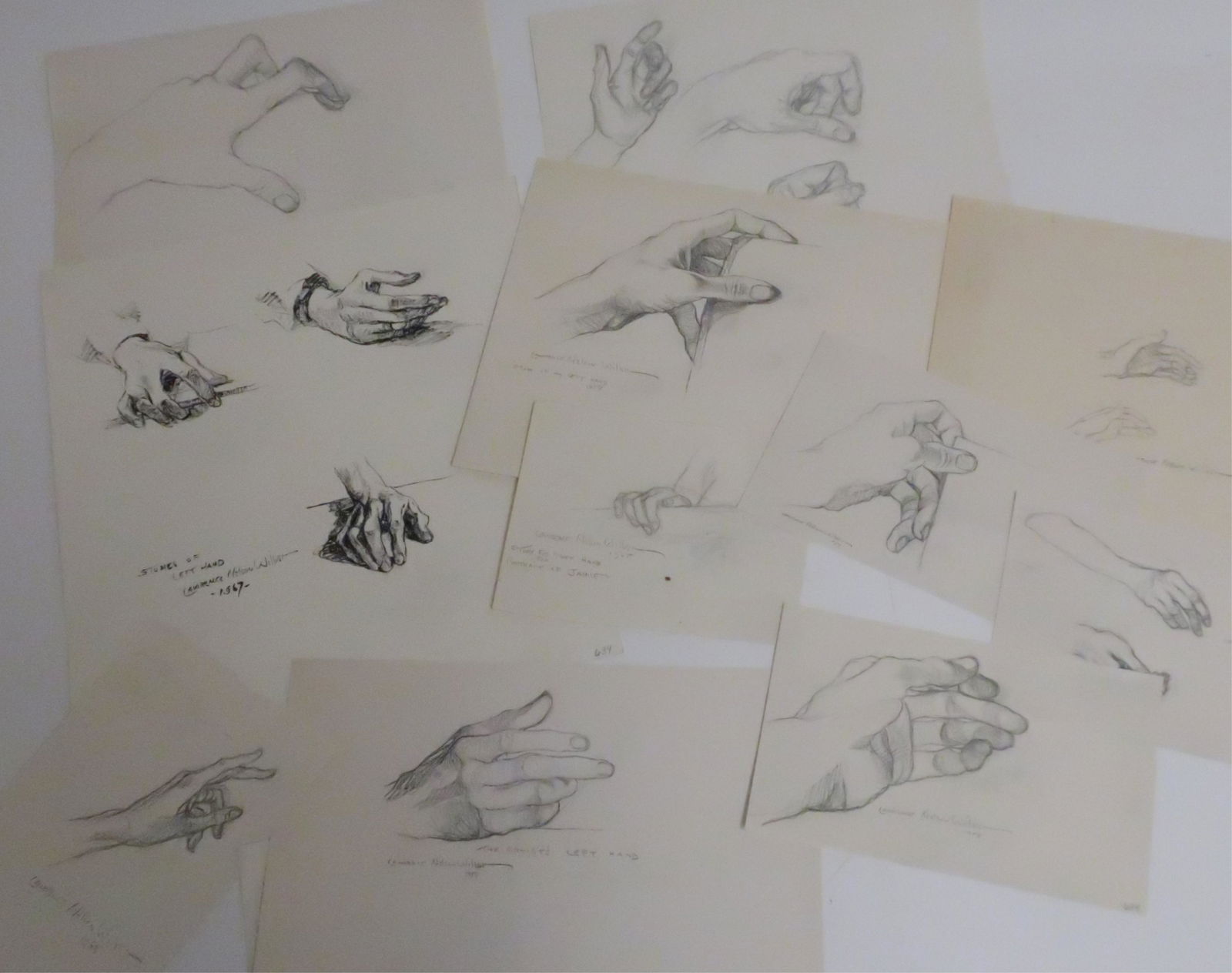 Lawrence N. Wibur, Amer. 12 Drawings (1 of 2)