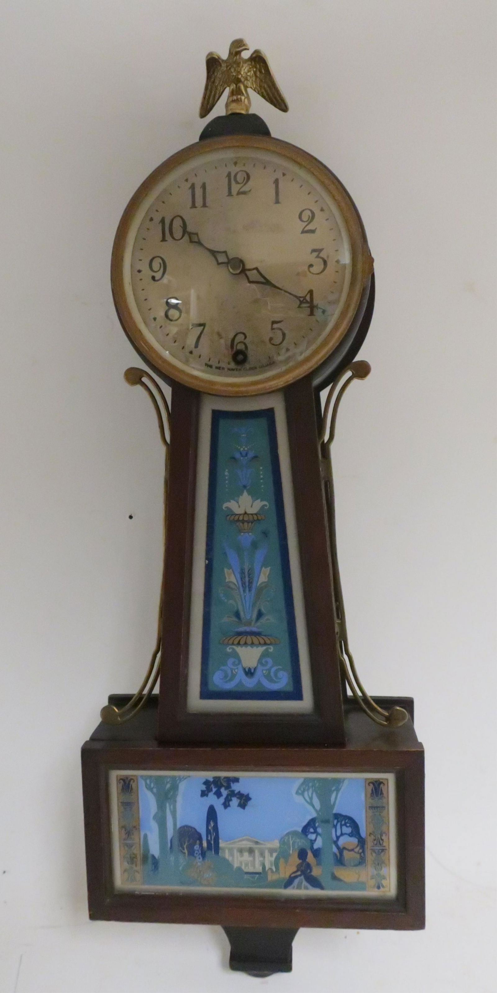 New Haven (CT.USA) Clock Co. Banjo 8 Day (1 of 2)