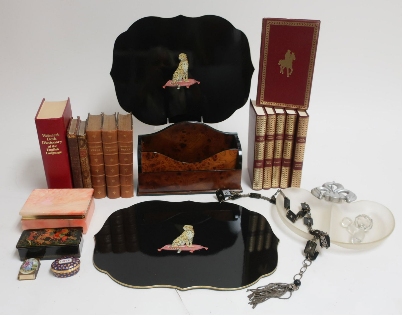 Decorative Misc. Lot Boxes/books/belt... (1 of 1)