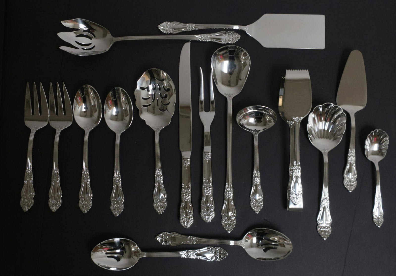 Very Large Stainless Flatware Service (1 of 3)