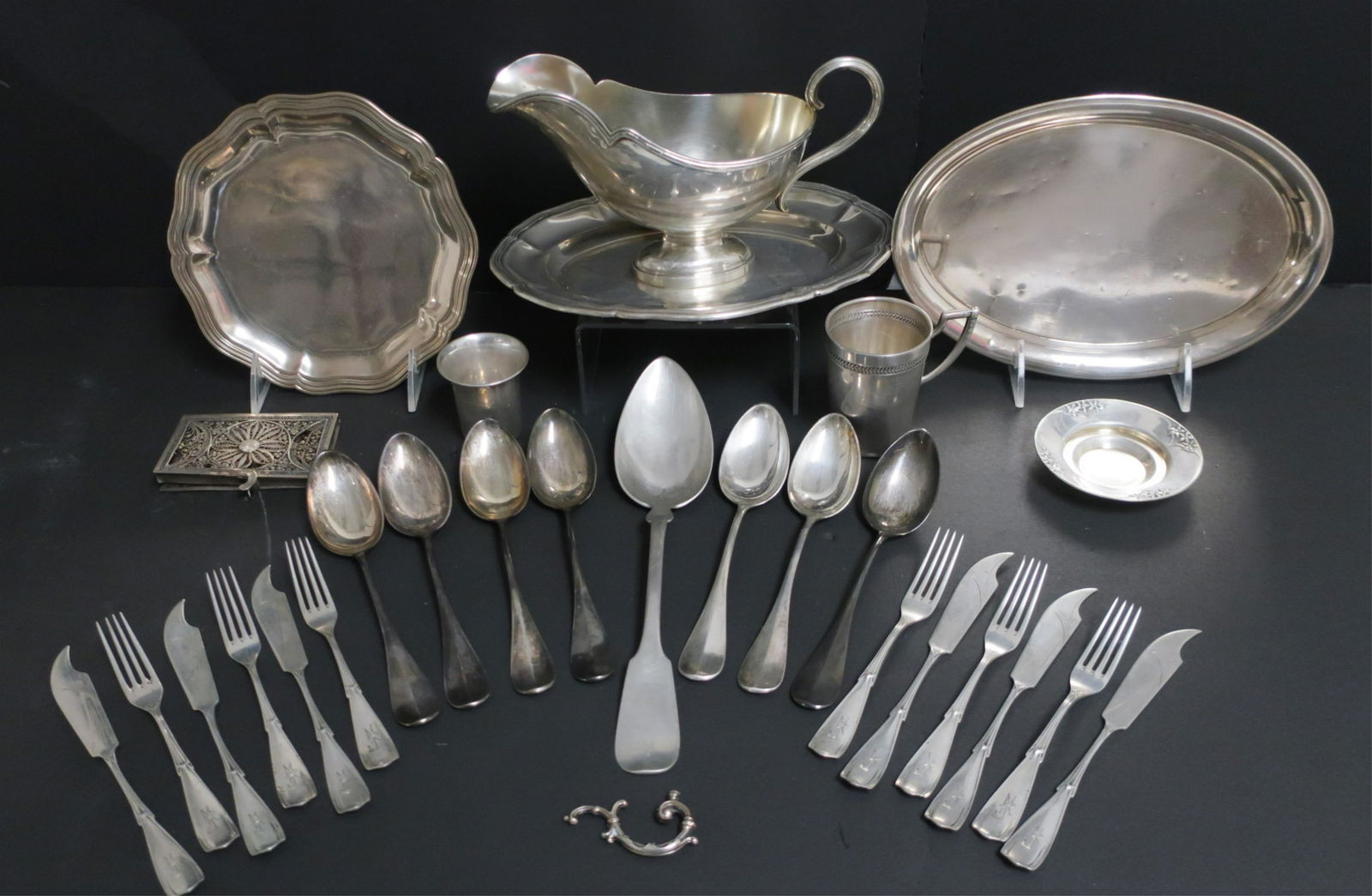 Mixed Group of .800 Sliver Flatware and Bowls (1 of 1)