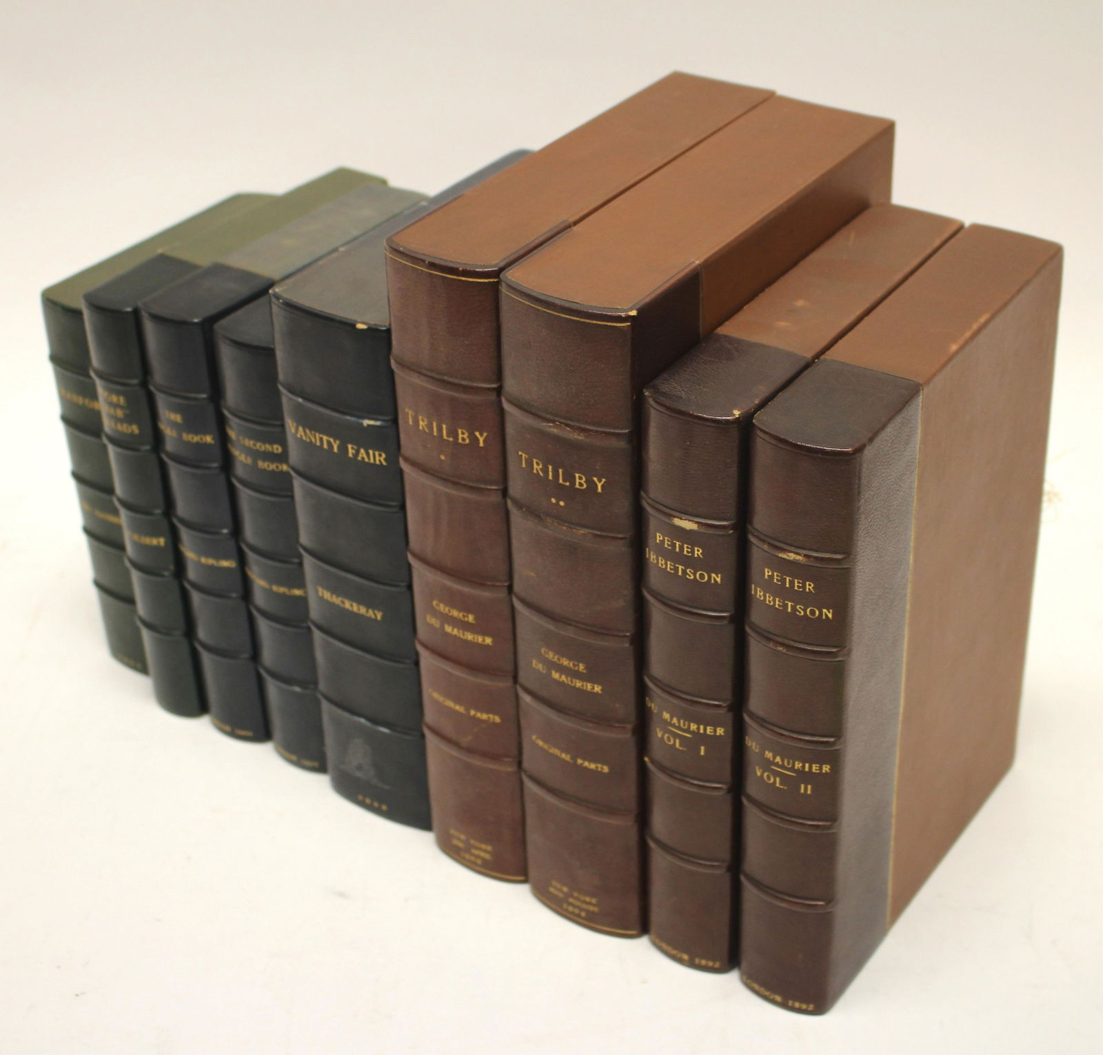 19th C. Books in Custom Made Covers (1 of 8)