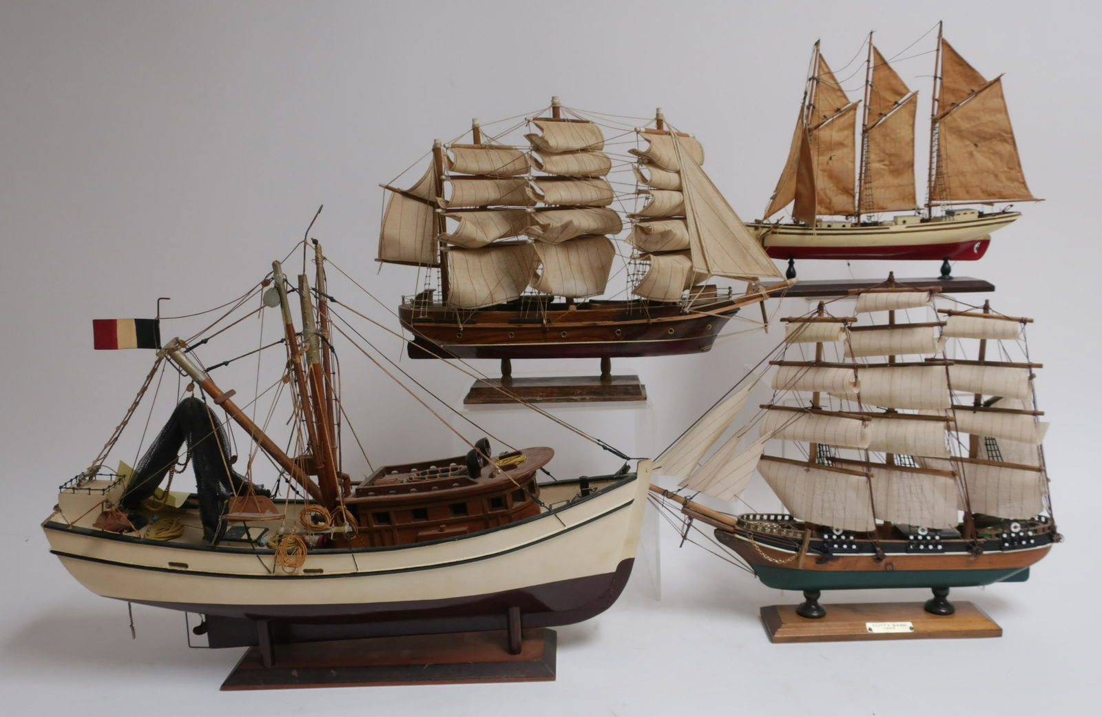 Ship Models: Tall Masted, Trawler (1 of 2)
